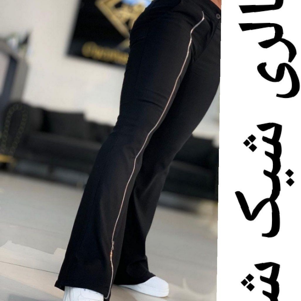 شلوار بگ یک طرف زیپ.جنس بنگال کشی.تنخوری عالی.سایز 38تا48