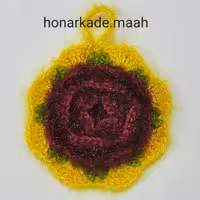 اسکاج تزئینی کاربردی  بافتنی گل رز  شیک و خاص