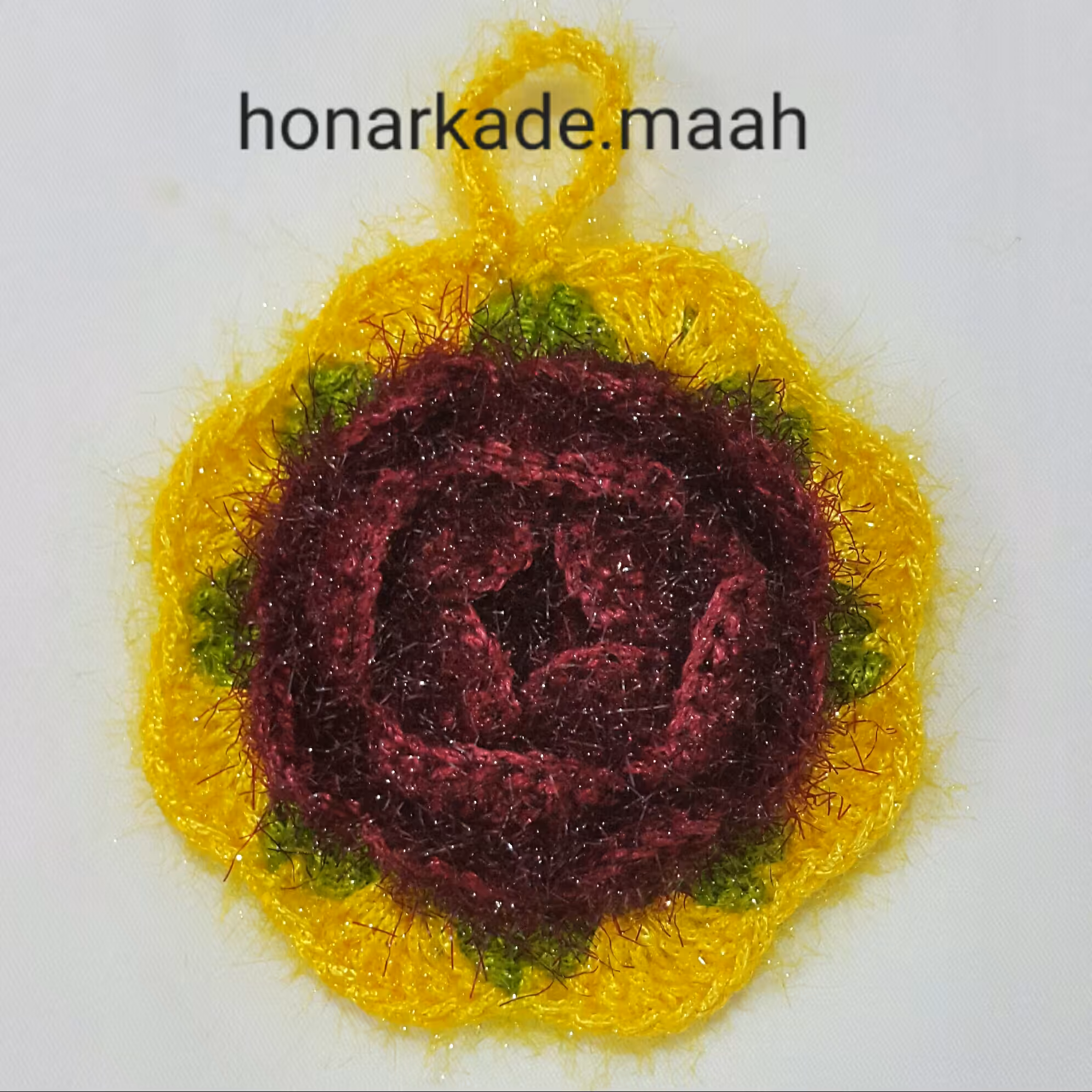 اسکاج تزئینی کاربردی  بافتنی گل رز  شیک و خاص