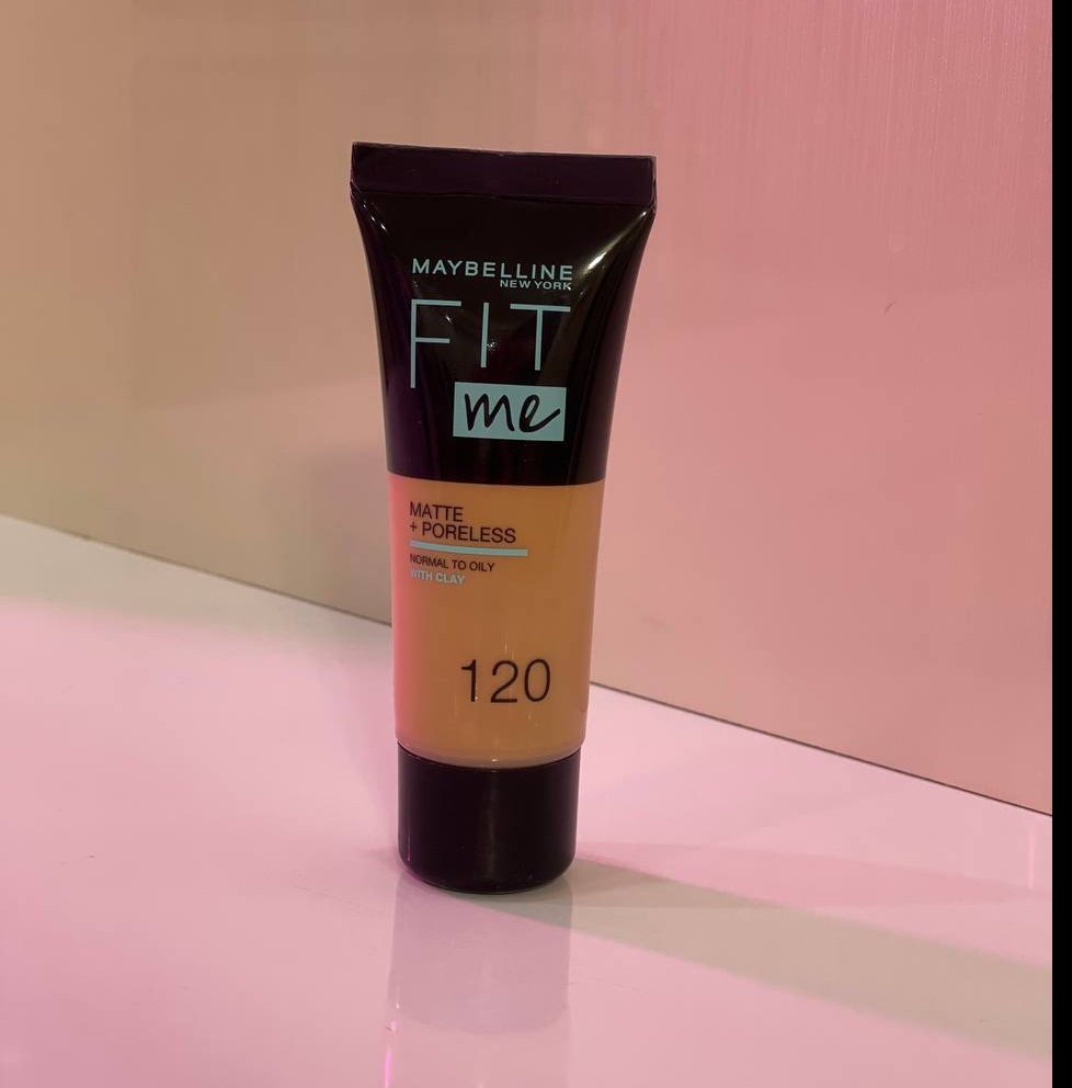 کرم پودر میبلین مدل Fit Me شماره 120 حجم 30 میلی لیتر