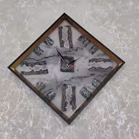 ساعت دیواری عقیق رزین