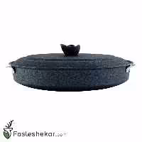 ماهیتابه ساج درب دار تفلون رایان مدل Teflon