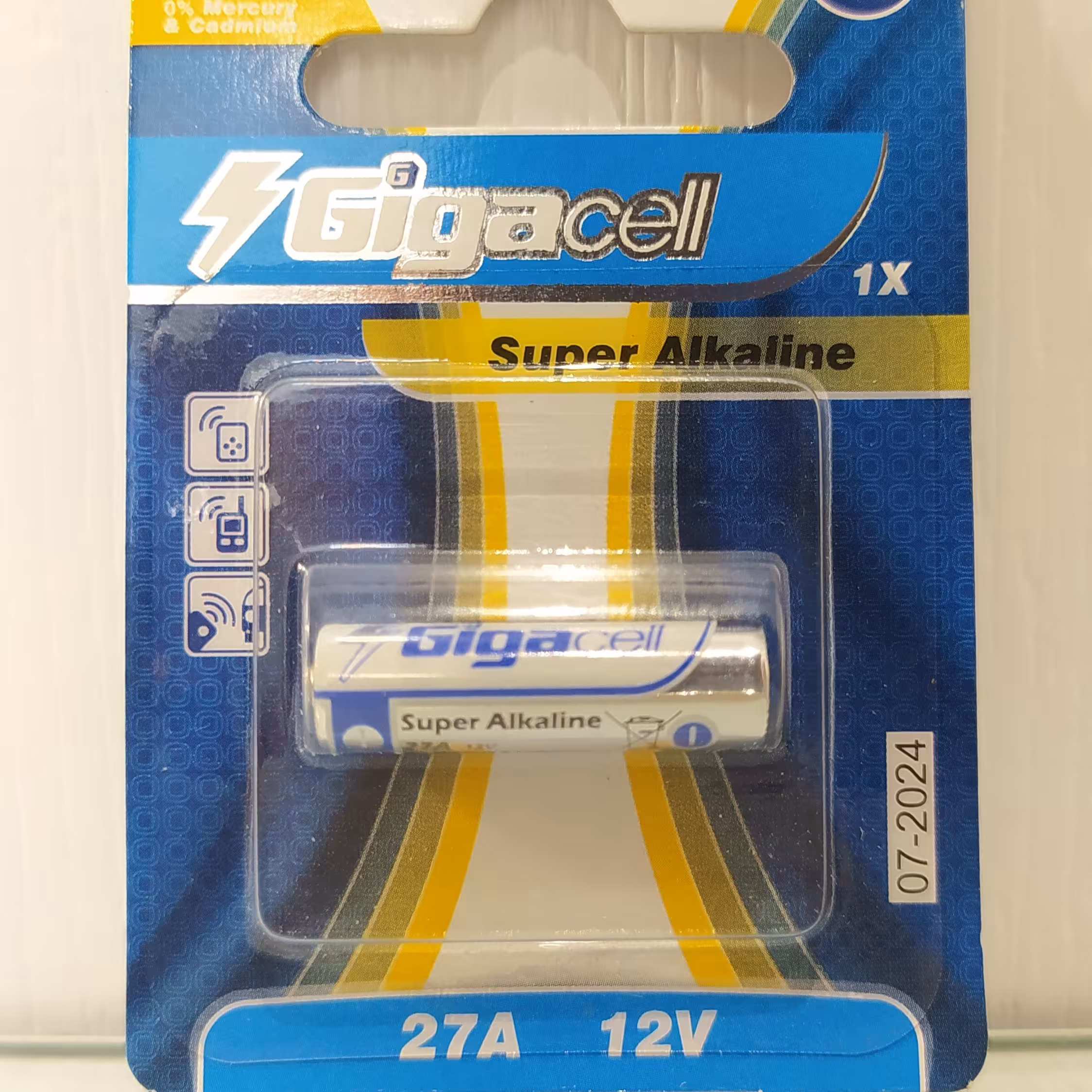 باتری ریموتی 27A گیگاسل آلکالاین 12ولت