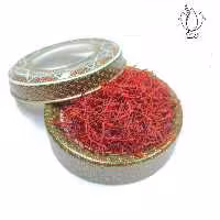 زعفران سوپر نگین 1 مثقالی  درجه یک زرفام بسته بندی شده در ظرف خاتم (ضمانت کیفیت و امکان مرجوع) 