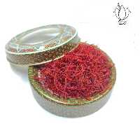 زعفران سوپر نگین 1 مثقالی  درجه یک زرفام بسته بندی شده در ظرف خاتم (ضمانت کیفیت و امکان مرجوع) 