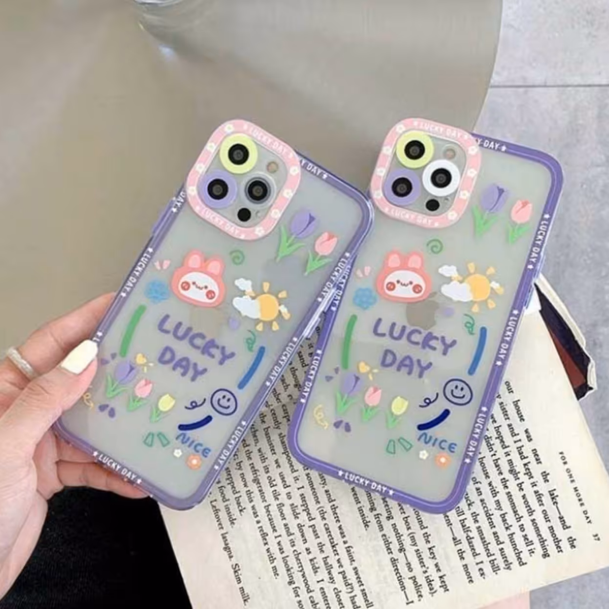 😍قاب گوشی طرح دار lucky day📞📱
