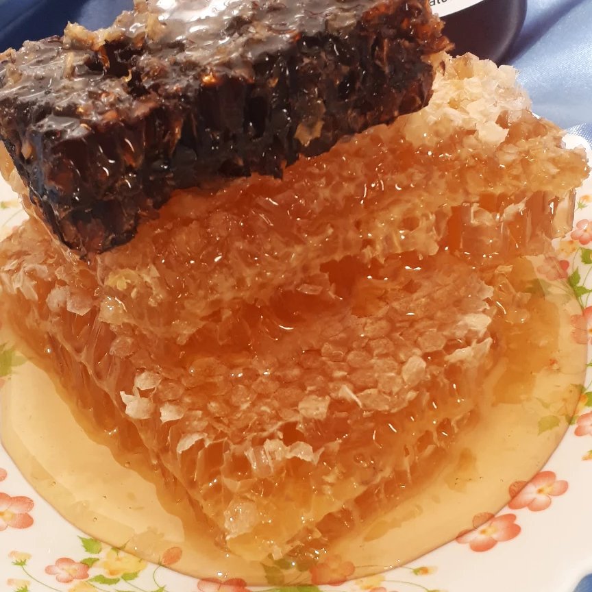 عسل موم دار