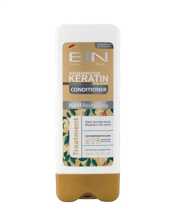 نرم کننده و ترمیم کننده موهای خشک و کراتینه ای آی ان EIN حجم 354ml
