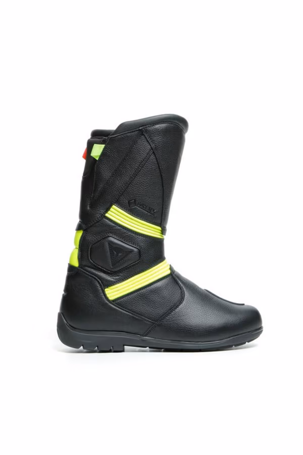 کفش و بوت موتورسیکلت خاکستری مردانه زنانه موتور Fulcrum Gt طبق Tex Boot مشکی Yellow داینس Dainese