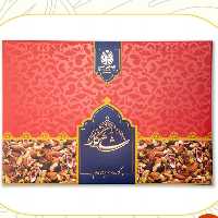 گز  لقمه 18 درصد پسته و بادام شاهکار -330 گرم