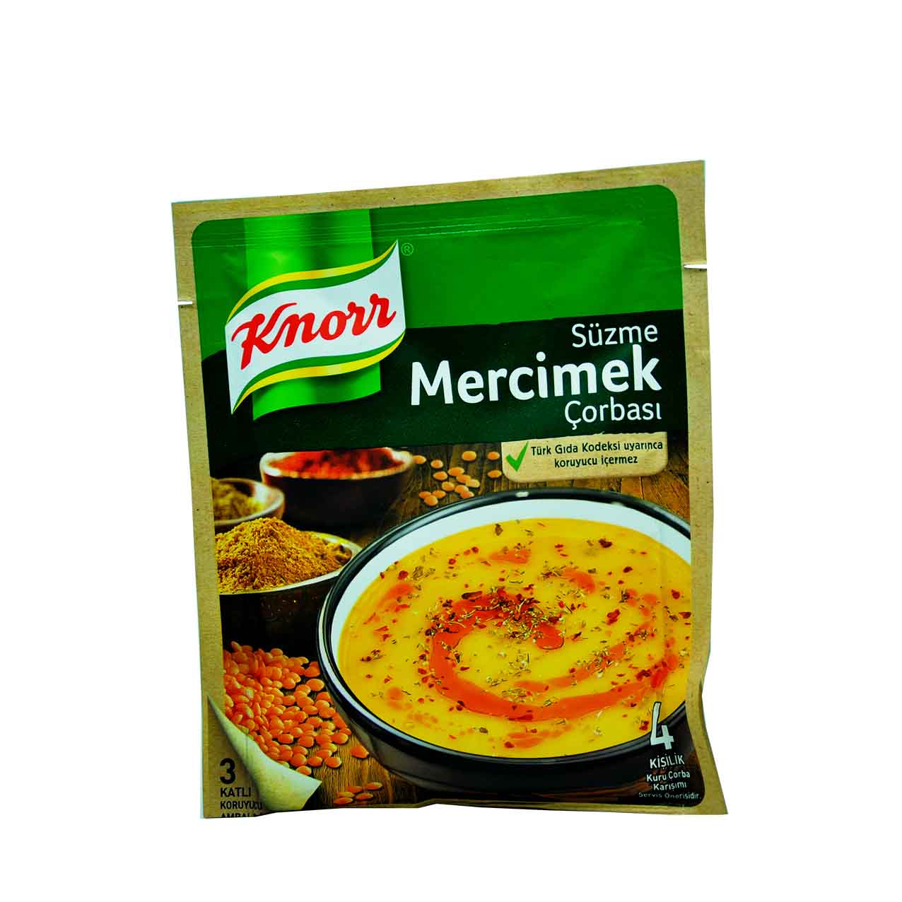 سوپ عدس کنور - knorr