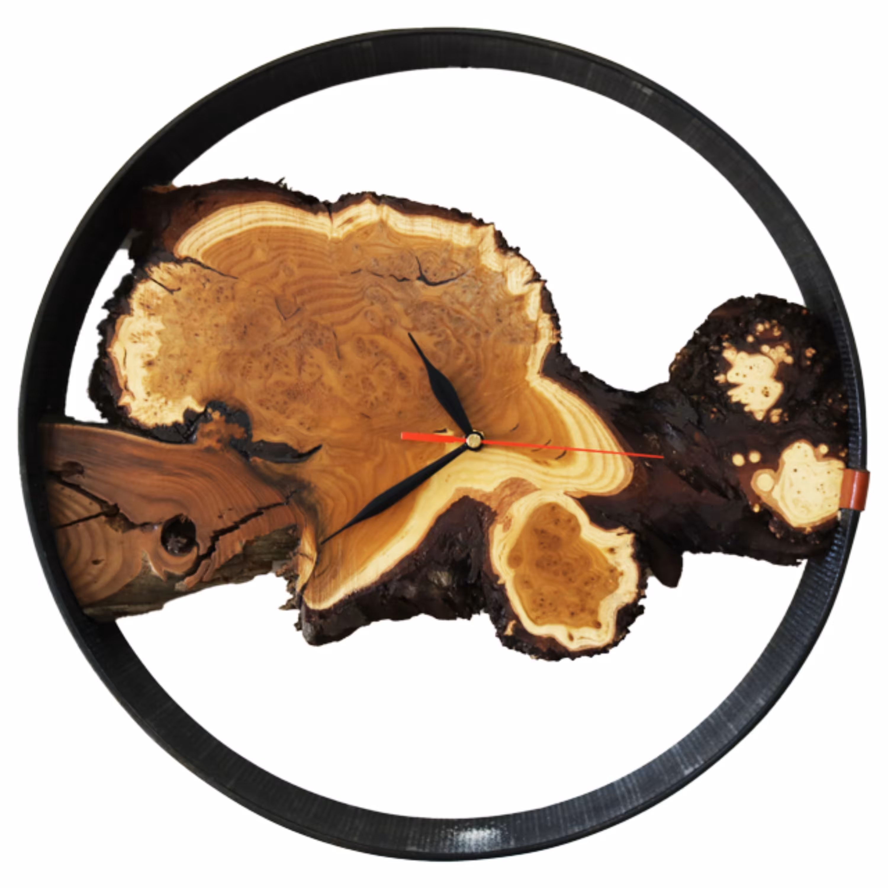 ساعت دیواری روستیک چوب سنجد