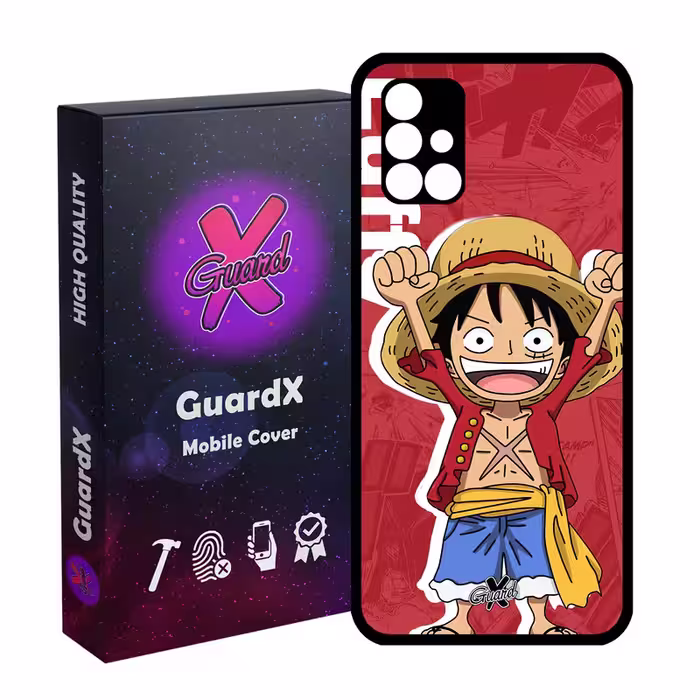 کاور گارد ایکس طرح One Piece Luffy Anime مدل Glass10470 مناسب برای گوشی موبایل سامسونگ Galaxy A51 5G