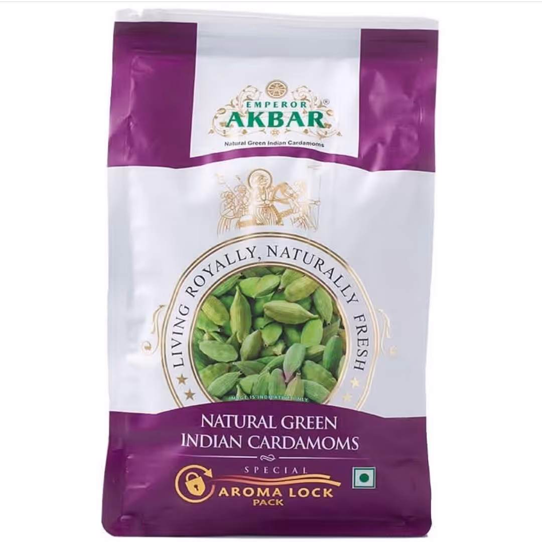 هل سبز اکبر بنفش بسته 100 گرمی پلمپ تاریخ جدید