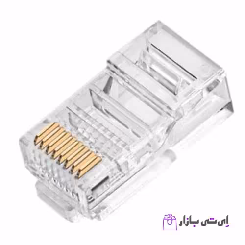 سوکت شبکه K-net RJ45 Cat6 بسته 100 عددی | فروشگاه اینترنتی اِی تی بازار