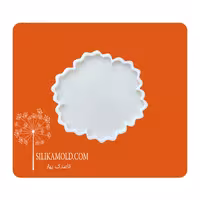قالب سیلیکونی رزین مدل زیرلیوانی طرح گل چند پر کد CH1