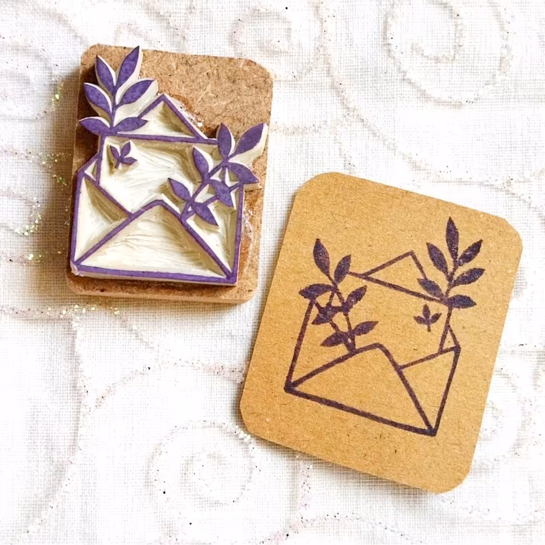 مهر دستساز طرح پاکت نامه کوچک مخصوص بولت ژورنال ساخت گیفت