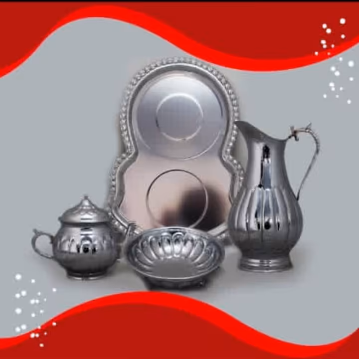 سرویس سماور ساده ترک دار