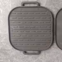 تابه استیک مربع چدنی