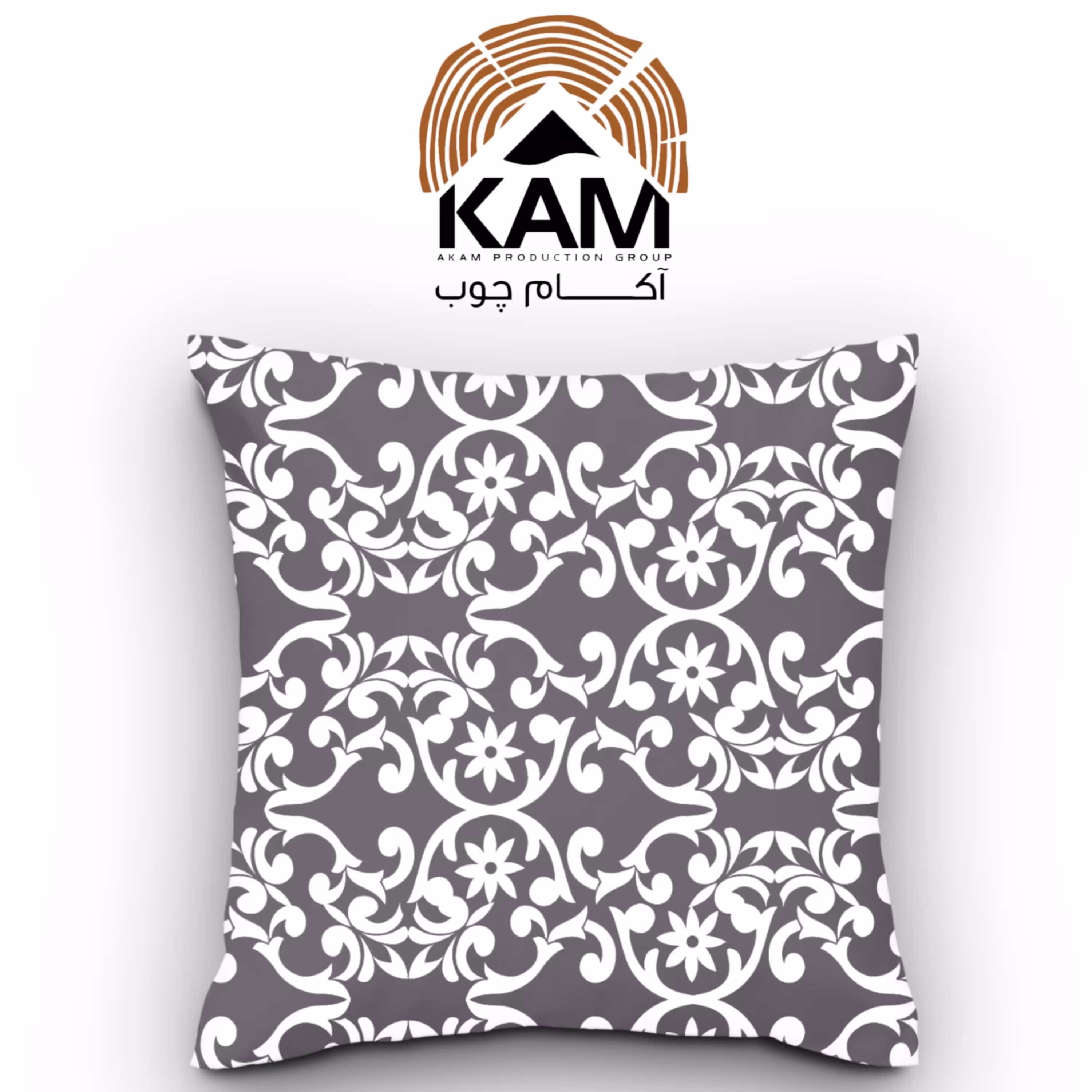 کوسن آکام چوب مدل AK77 (سایز بزرگ 45x45)