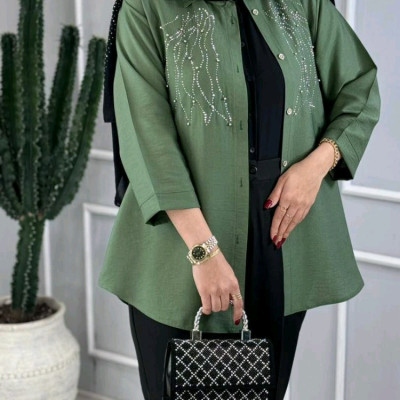 شومیز نگین آبشاری