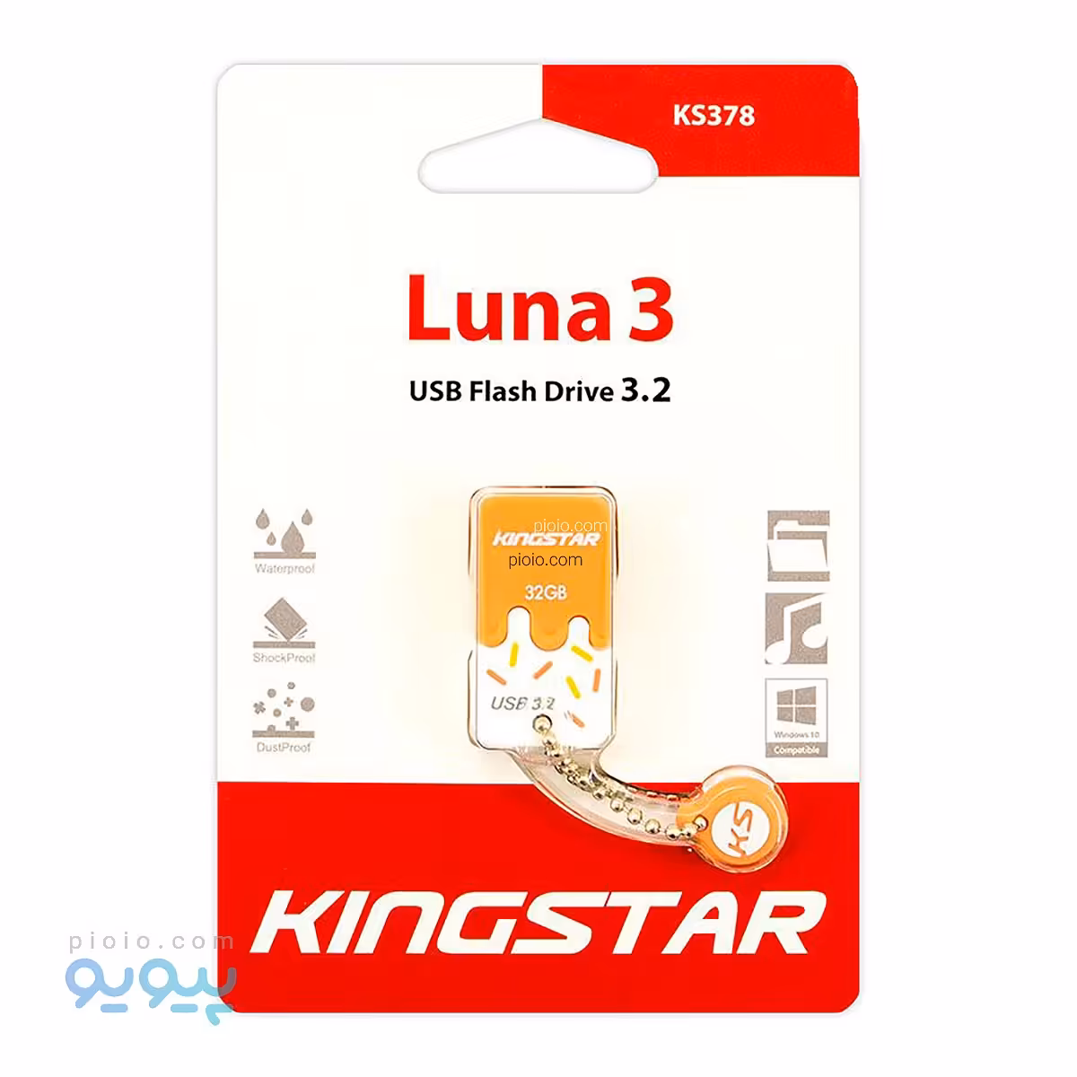 فلش مموری کینگ استار مدل پاکتی KS278 LUNA 64G