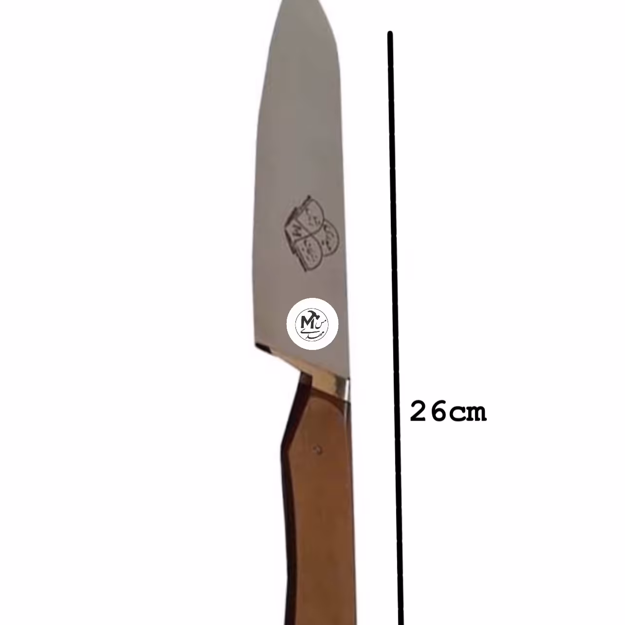 چاقو حیدری زنجان    دسته چوبی سایز 3  مناسب برای سبزی و مرغ