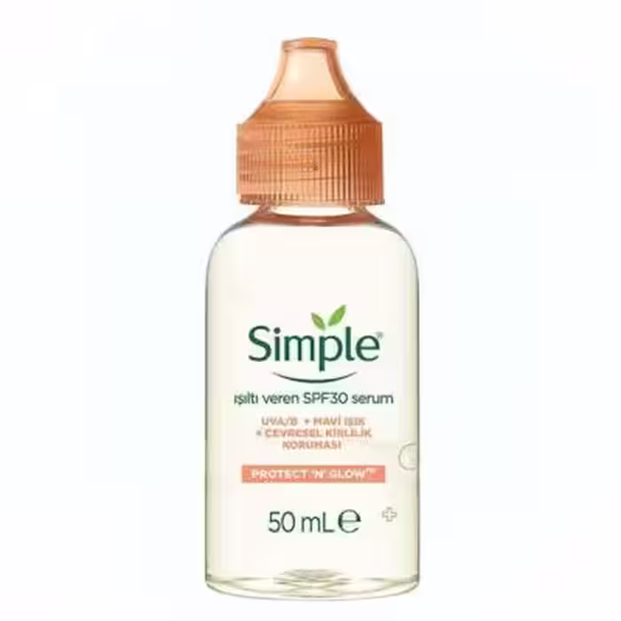 سرم ضد آفتاب و جوانساز spf 30 سیمپل 50 میل
