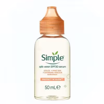 سرم ضد آفتاب و جوانساز spf 30 سیمپل 50 میل