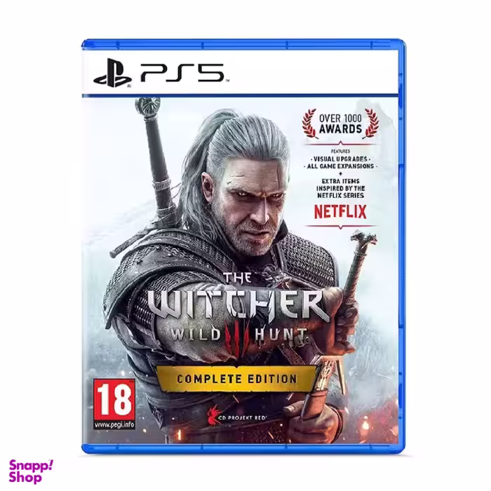 بازی ویدیویی The Witcher III نسخه Wild Hunt Complete Edition کد 143 مناسب کنسول بازی سونی PS5