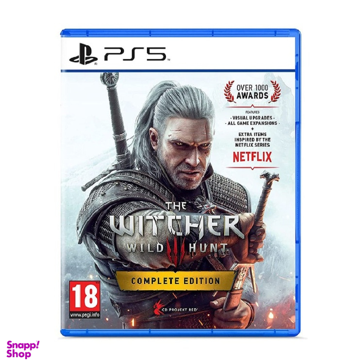 بازی ویدیویی The Witcher III نسخه Wild Hunt Complete Edition کد 143 مناسب کنسول بازی سونی PS5