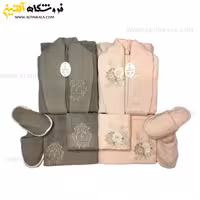 سرویس حوله عروس و داماد 10تکه گلدوزی سه بعدی برند MURDUM