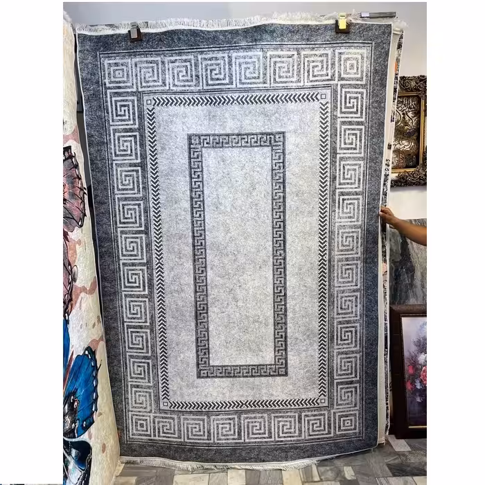 گلیم فرش فرشینه ابعاد 1.60 در 2.30 ضد لغزش و سرخوردگی کد 04