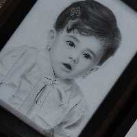 طراحی چهره سیاه قلم هدیه خاص و هنری