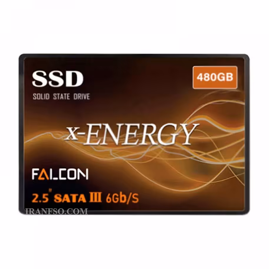 هارد SSD لپ تاپ 480 گیگابایت X-ENERGY Sata 2.5Inch Falcon یکسال گارانتی