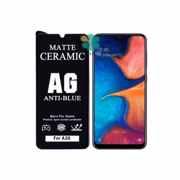 گلس سرامیک مات گوشی سامسونگ Samsung Galaxy A20 مدل Antiblue