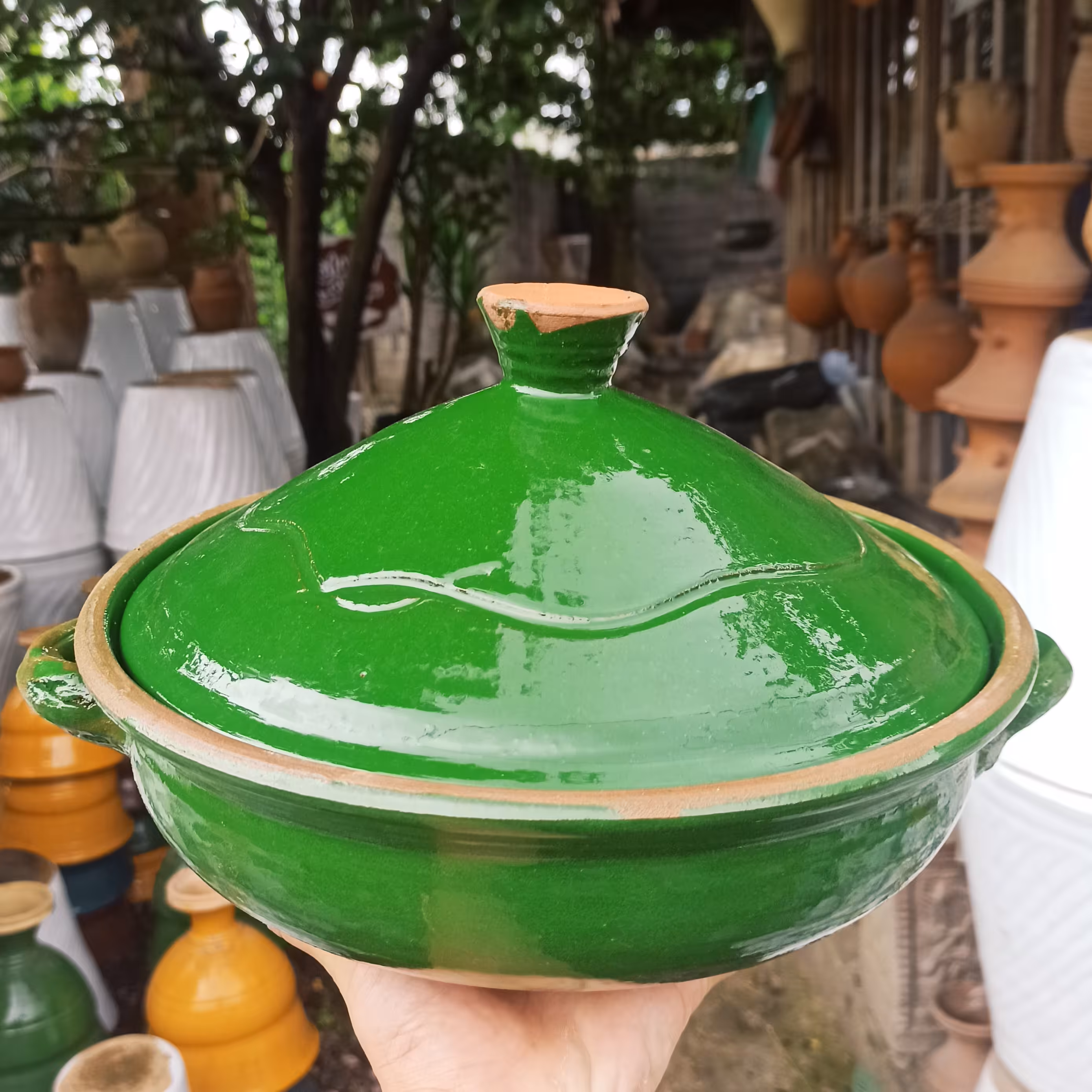 ماهیتابه تابه  درب دار مدل تاجین