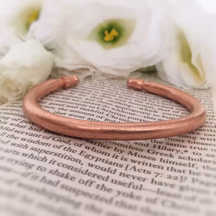 دستبند  زنانه ی خلخال مسی کد 162