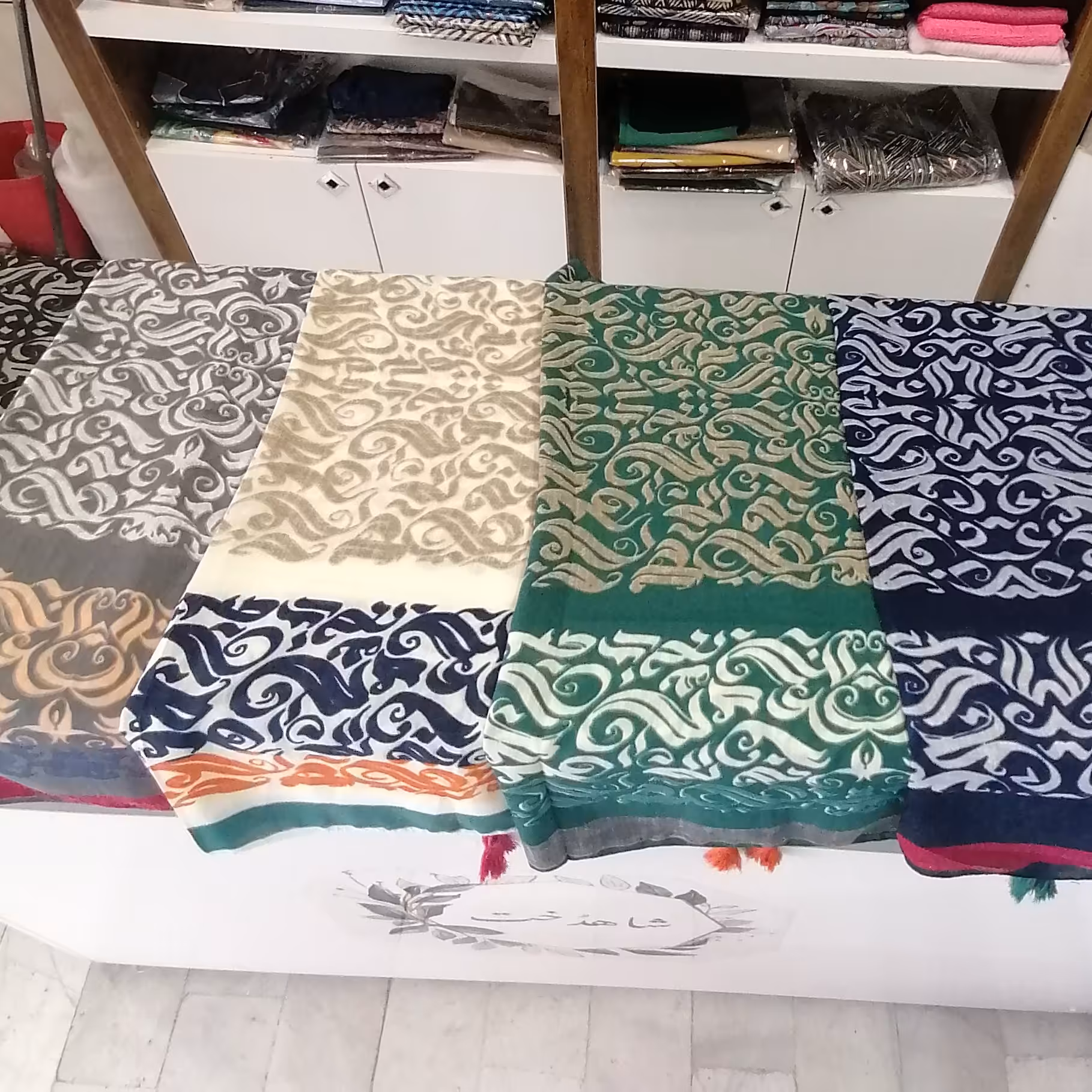 شال بهاره طرح نستعلیق 