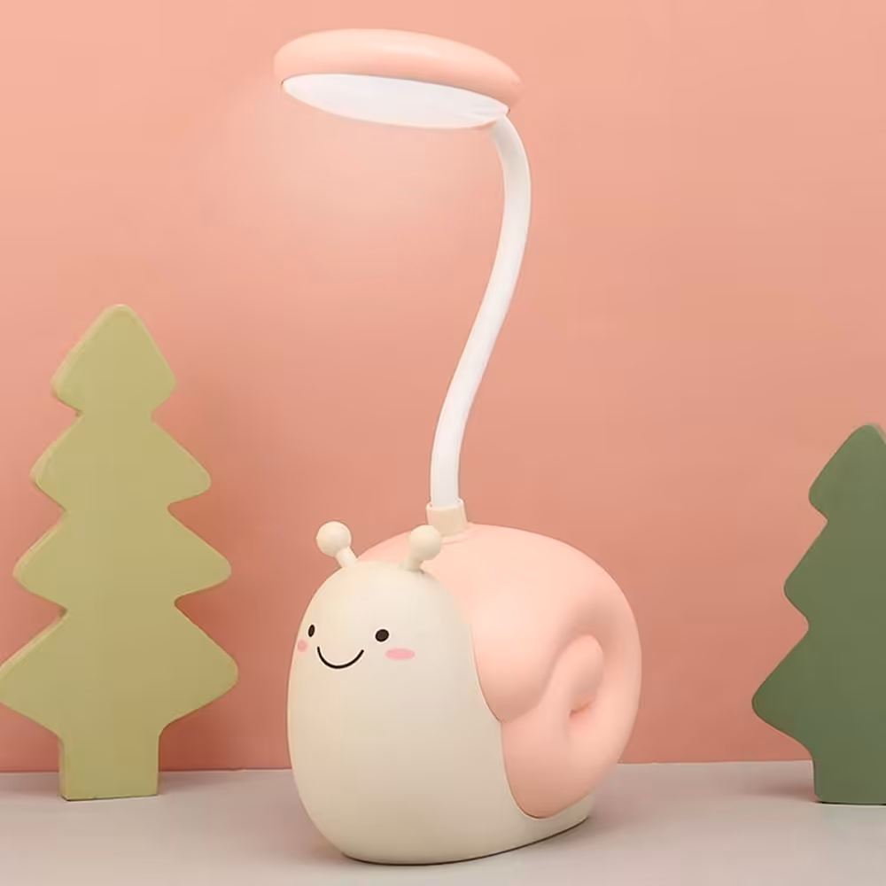 چراغ مطالعه جاقلمی دار طرح حلزون