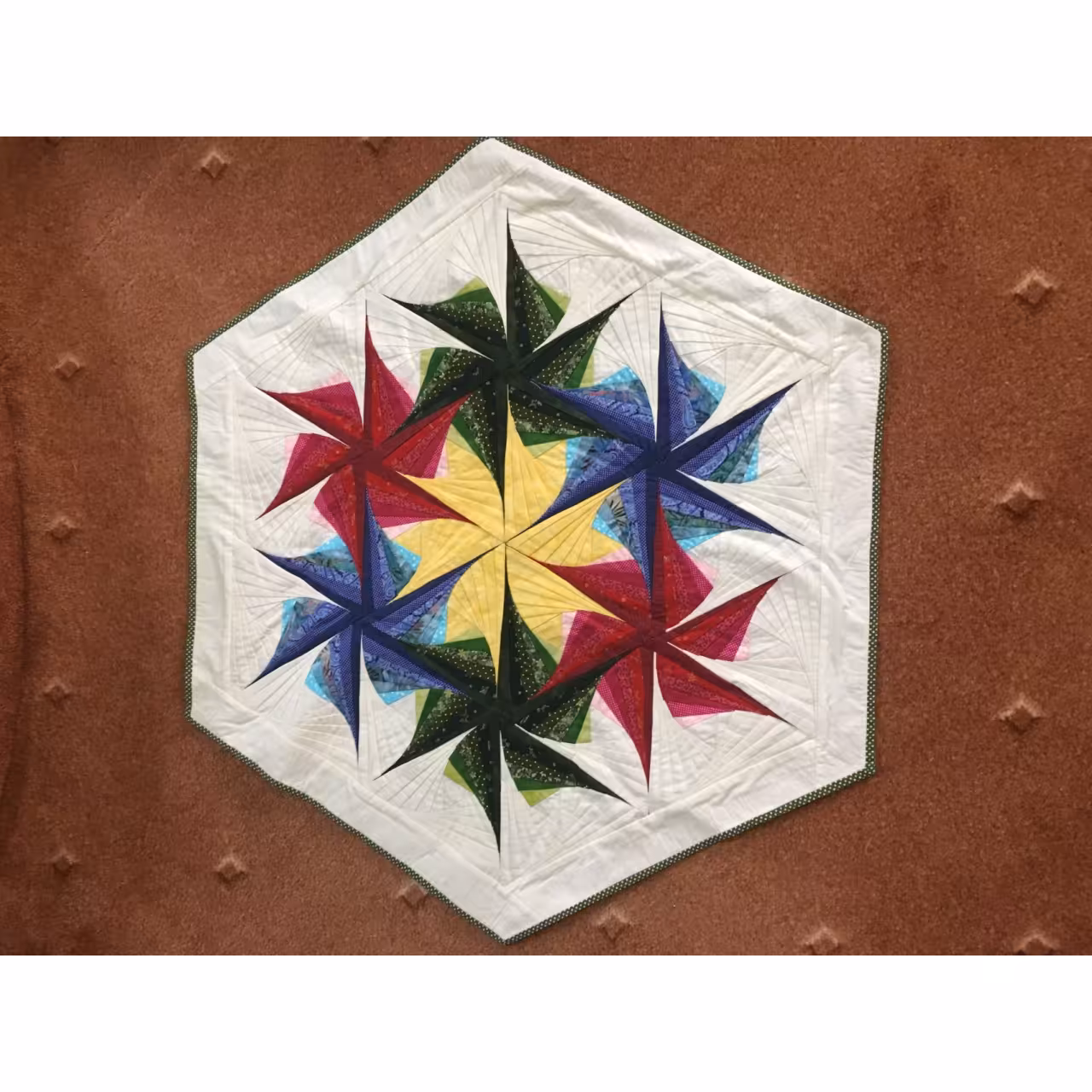 رومیزی رانر توئیست مثلث 97x97 سانتی متر