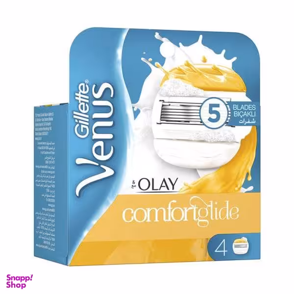 تیغ یدک ژیلت مدل Comfort Glide بسته 4 عددی