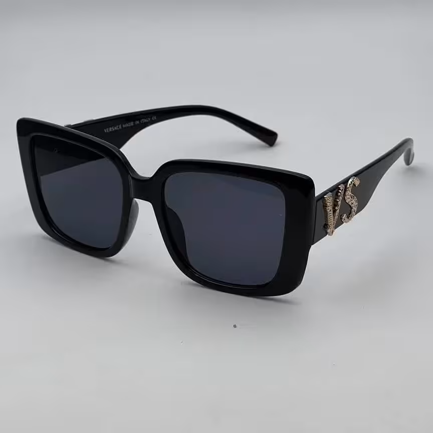 عینک آفتابی زنانه ومردانه مارک ورساچ (مشکی)