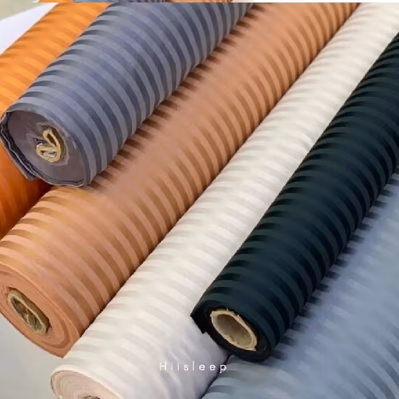 پارچه روتختی کتانی مدل هتلی عرض سه متر مناسب برای روتختی کشدوز لحاف کاور تشک 