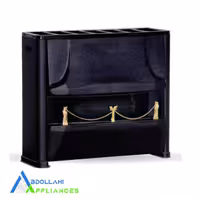 بخاری گازی جنرال شهر 15000 مدل طرح شومینه مشکی   