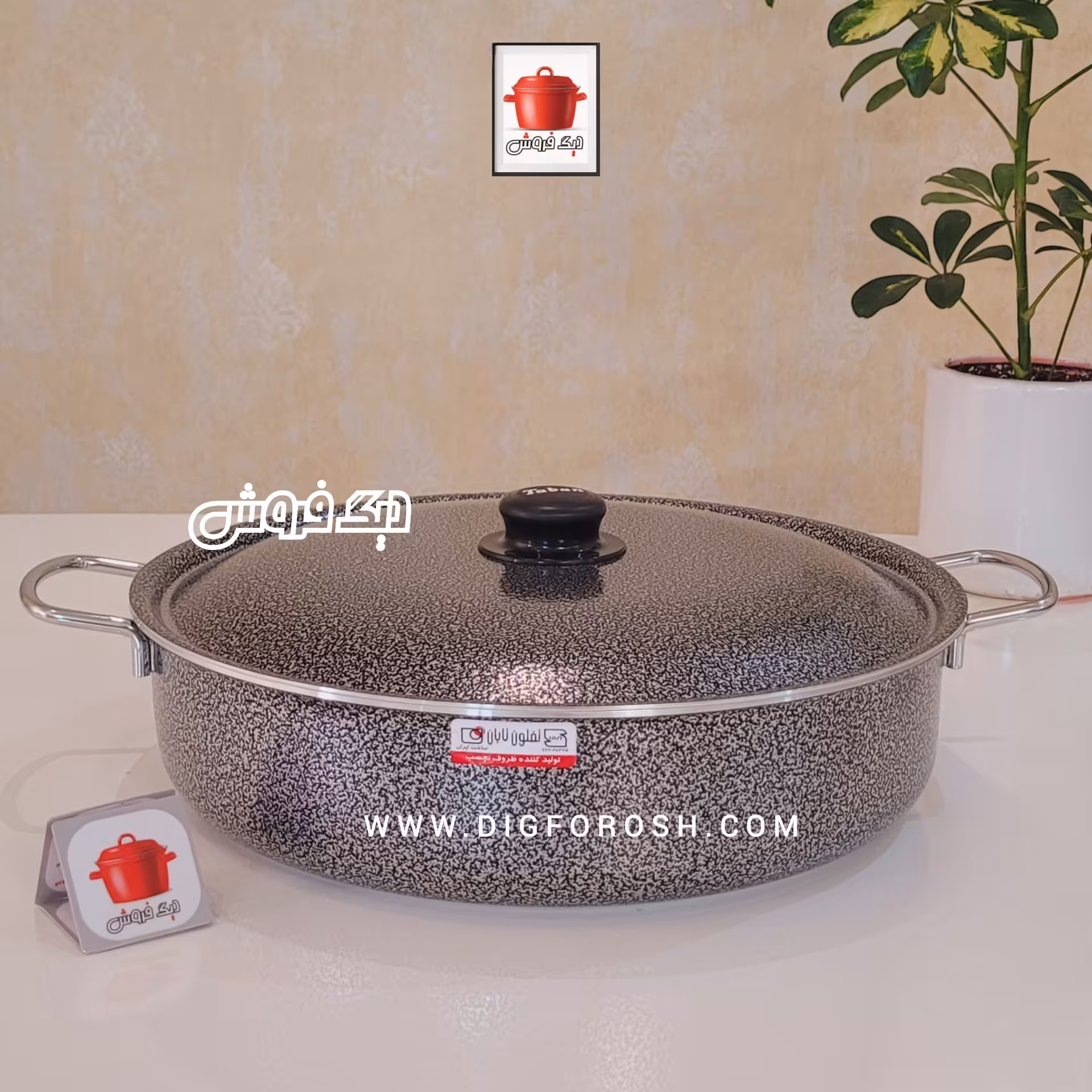 تابه تابان سایز 38 گرانیتی  باضمانت شرکتی و آماده ارسال