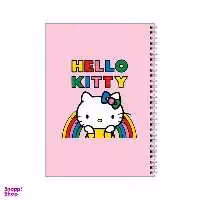 دفتر مشق 100 برگ بامبیلیپ طرح کیتی و رنگین کمان کد 5743287