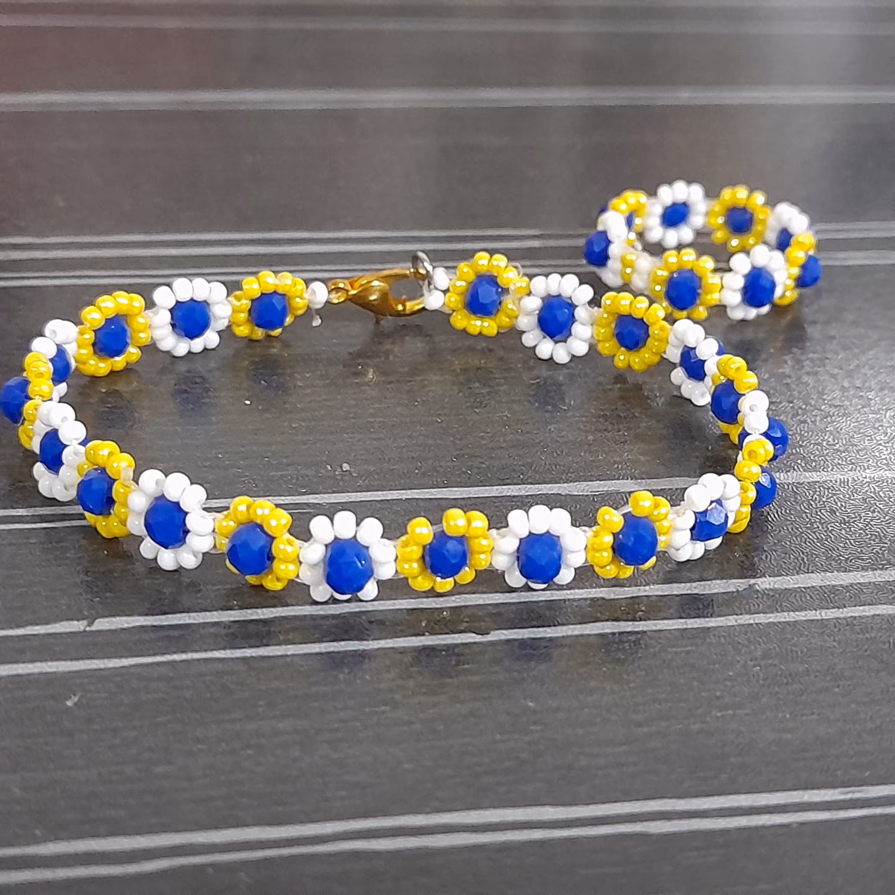 ست  دستبند و انگشتر   منجوقبافی