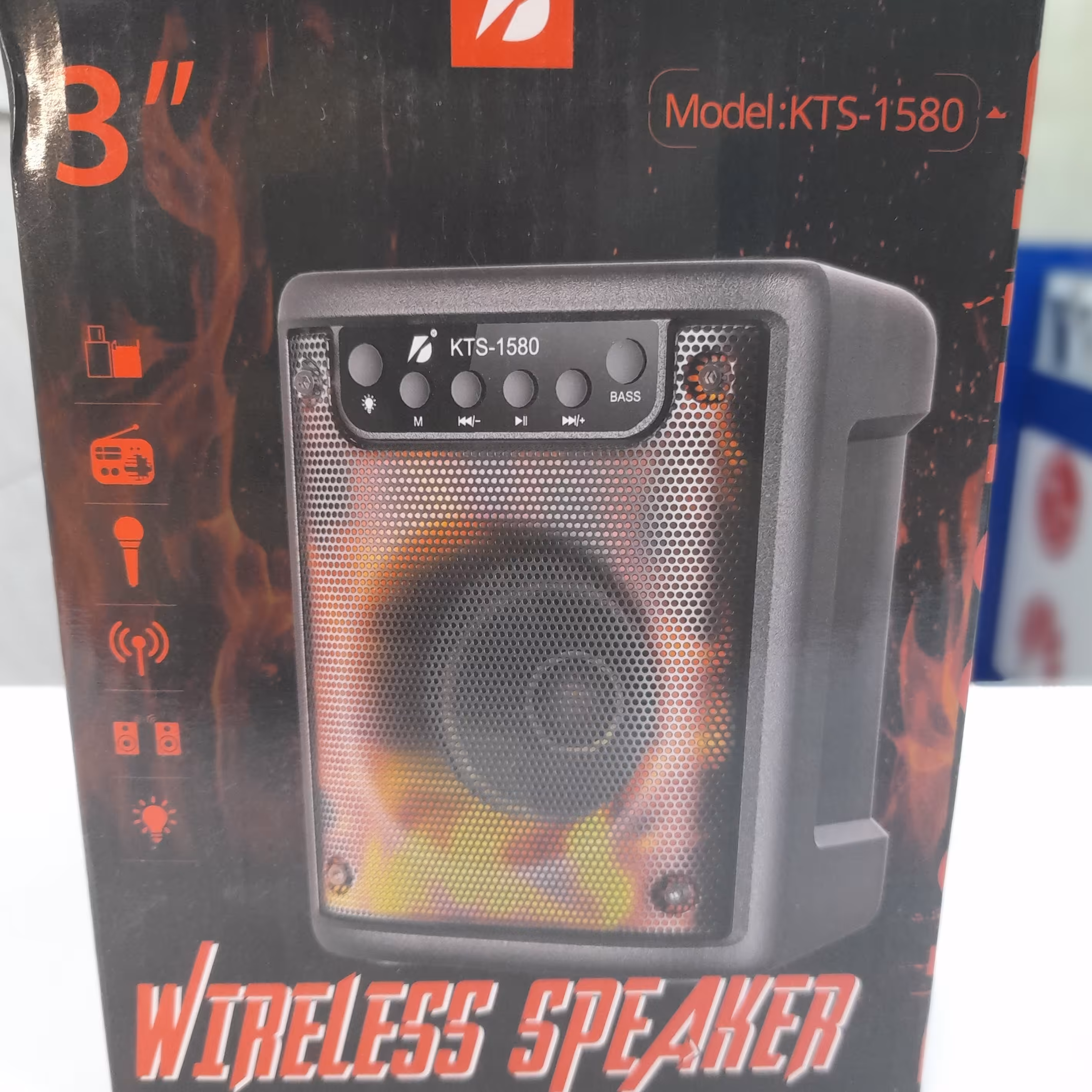 اسپیکر بلوتوثی  kts مدل1580