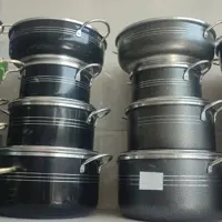 سرویس 7 پارچه قابلمه و تابه لب پیچ برند پاراب